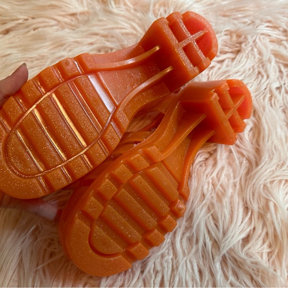 NWOT JuJu Platform Jelly Shoes Pink - Picture 7 of 12